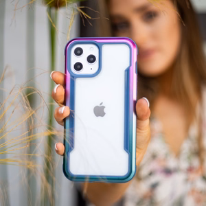 Raptic X-Doria Shield Case iPhone 14 Pro panssaroitu suojus sininen