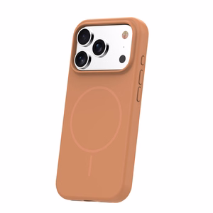 Silicone Thin Mag kotelo iPhone 17 Pro Max 6,9" karamelli
