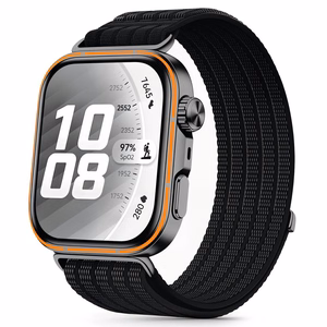 Tech-Protect nailonranneke Huawei Watch Fit 3 / 4 / 4 Pro / 5 / 5 Pro - musta
