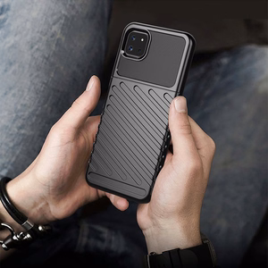 Thunder Case Joustava Kova Rugged Cover TPU asia Samsung Galaxy A22 5G sininen sininen