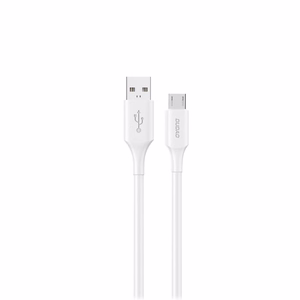 Dudao L2SM USB-A / micro USB 6A kaapeli 1,2 m - valkoinen