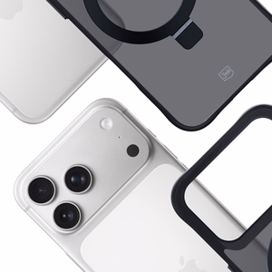 3mk Smoke Case Mag&Stand iPhone 17 Pro:lle - Musta