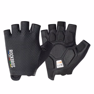 Rockbros TLS004 ROAD TO SKY Short Shock Absorbing Cycling Gloves S - Black