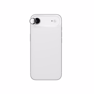 AmazingThing Linssilasi iPhone 17 Air:lle hopeisella alumiinikehyksellä