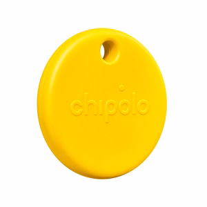 Chipolo POP Bluetooth-paikannin vaihdettavalla paristolla iOS- ja Android-laitteille, keltainen