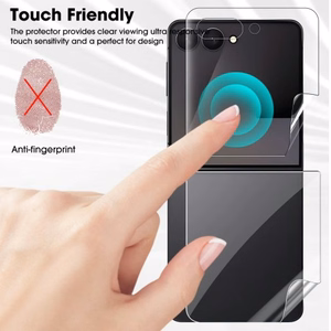 Näytönsuoja Flexible Clear HD setti 2in1 Samsung F751 Z Flip7 (Bulk)