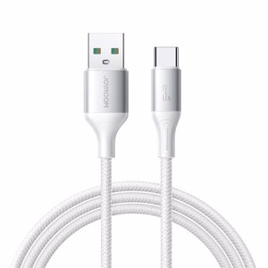 Joyroom S-A28 Flash Series 3A USB-A - USB-C Kaapeli 2m - Valkoinen