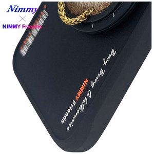 Nimmy Glasses Cool Dog MagSafe Suojakuori iPhone 16:lle - musta