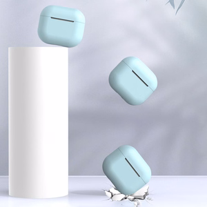 Kotelo AirPods 2 / AirPods 1 silikoni pehmeä kuulokkeiden kansi vaaleanpunainen (Case C)