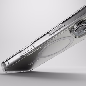 Puro Impact Clear D3O MagSafe Silikoninen Suojakuori iPhone 16 Pro Maxille - läpinäkyvä