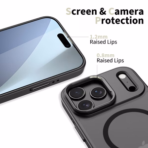 Tech-Protect MagStand MagSafe Suojakuori iPhone 17 Pro:lle - Matta Musta