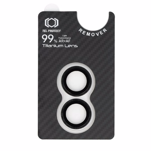 Tempered glass Tel Protect Titanium Lens 99% AR Aramid Series on camera for Iphone 16/16 Plus (lens 2 pcs)
