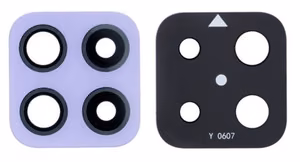 Samsung A225 A22 4G 2021 kameran linssi violetti (vain linssi) (service pack)