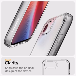 Spigen Ultra Hybrid suojakuori iPhone 16e:lle - kirkas läpinäkyvä