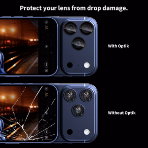 Tempered glass for camera Tech-Protect CamRing Fit+ Apple iPhone 14 Pro/14 Pro Max/15 Pro/15 Pro Max/16 Pro/16 Pro Max/17 Pro/17 Pro Max  clear
