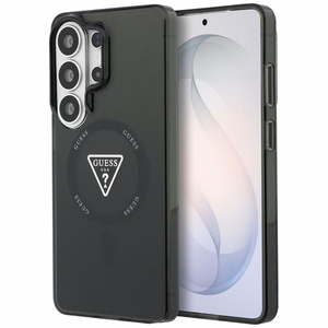 Guess Suojakuori IML Gradient Triangle MagSafe Samsung Galaxy S26 Ultra -puhelimelle musta