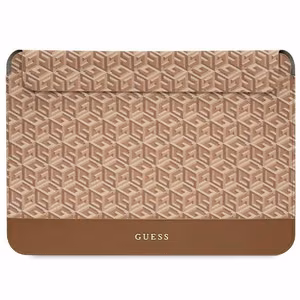 Guess GCube Stripes case for a 14" laptop - brown