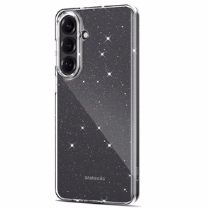 Tech-Protect FlexAir Suojakuori Samsung Galaxy S26:lle läpinäkyvä ja glitter