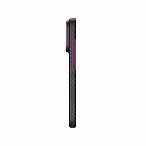 AmazingThing Titan Max Lens suojakuori mallille iPhone 18 Pro, aramidikuitua, kameransuojuksella, MagSafe-yhteensopiva – väri: violetti