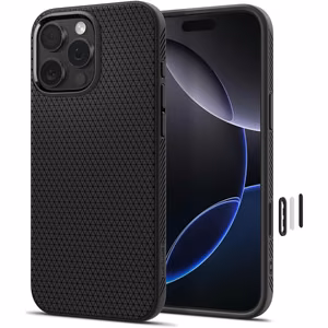 Spigen Liquid Air T MagSafe Suojakuori iPhone 16 Pro Max:lle - matta musta