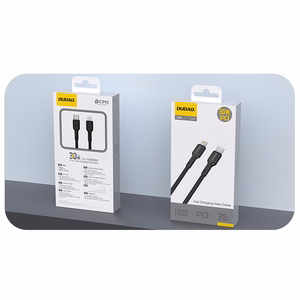 Dudao L9X 30W USB-C - Lightning kaapeli 1m - musta
