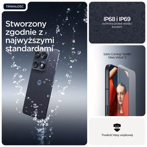 Motorola signature 17,2 cm (6,78 tuumaa) Dual SIM Android 16.0 5G USB Type-C, 16 Gt/512 Gt, 5200 mAh, tummansininen