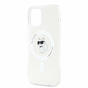 Karl Lagerfeld IML Choupette MagSafe suojakuori iPhone 12 / 12 Pro:lle - läpinäkyvä