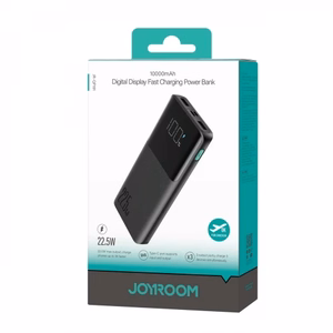 Joyroom Star Series Mini 10000mAh 22.5W varavirtalähde digitaalisella näytöllä valkoinen