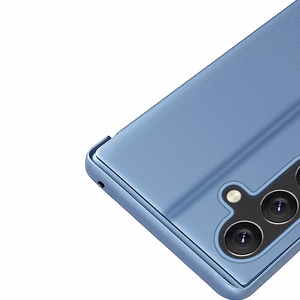 Clear View Case Suojakuori Samsung Galaxy A24 4G:lle läppäkansi musta