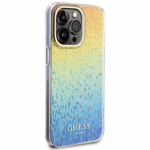 Guess IML Faceted Mirror Disco Iridescent Suojakuori iPhone 15 Pro Max:lle - monivärinen