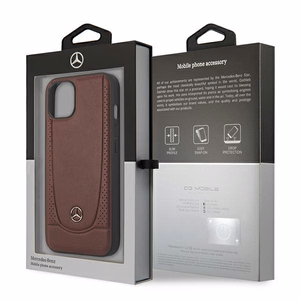 Mercedes MEHCP15SARMRE iPhone 15 6.1" red/red hardcase Leather Urban Bengale