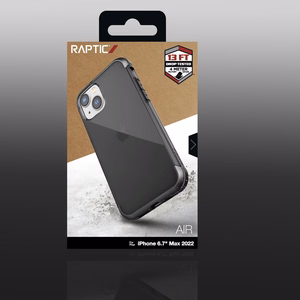 Raptic X-Doria Air Case iPhone 14 Plus panssaroitu suojus harmaa