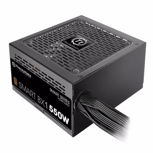 Thermaltake Smart BX1 -virtalähde, 550 W, 24-pin ATX, musta