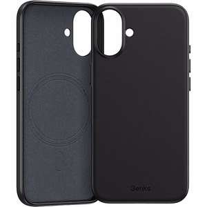 Benks Magnetic Vita Pro Silikoninen Suojakuori iPhone 16:lle musta