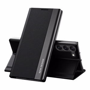 Sleep Case Pro Suojakuori Samsung Galaxy S23+:lle läppäjalusta musta