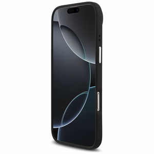 Guess Grained Big 4G Classic Logo -suojakuori iPhone 17 Air - musta