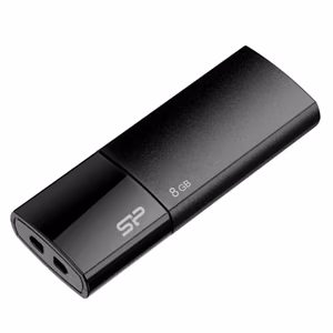 Silicon Power Ultima U05 SP008GBUF2U05V1K – 8 GB USB-A-muistitikku, musta