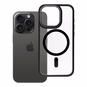 ROAR suojakuori MAG BUMPER, yhteensopiva MagSafen kanssa, IPHONE 15 Pro, musta