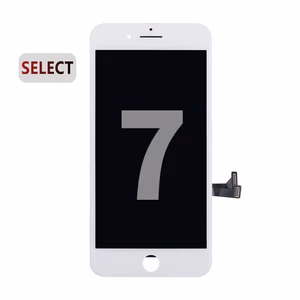 NCC LCD-näyttö iPhone 7:lle - valkoinen metallilevy Select