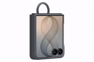 Samsung Galaxy Z Flip8 Silicone Ring Magnet Case - Graphite