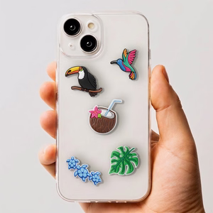 3D-tarra Trooppiset linnut 5pcs sarja