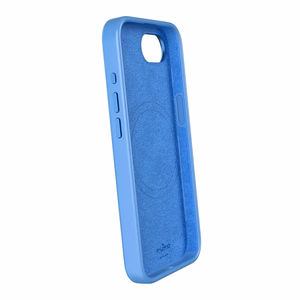 Puro Icon Mag Pro MagSafe Silikoninen Suojakuori iPhone 16e/17e:lle - Sininen