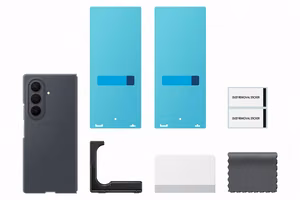 Samsung Galaxy Z Fold8 Ultra Silicone Magnet -suojakuori ja 2 heijastusta vähentävää kalvoa, grafiitti