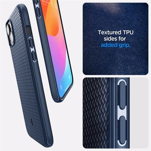 Spigen Mag Armor Suojakuori MagSafella iPhone 15 Plus:lle - Sininen