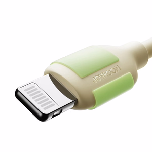 Joyroom S-A53 30W USB-C - Lightning -kaapeli fluoresoivalla kärjellä 1,2 m - beige