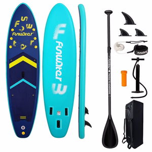 FunWater SUPFW71A 3,5 m puhallettava SUP-lauta, tummansininen