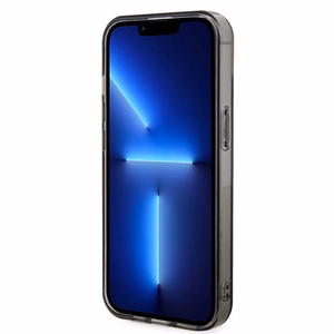 Karl Lagerfeld suojakuori iPhone 15 6,1 KLHMP15SHFCKNOK musta kovakuori IML Ikonik MagSafe