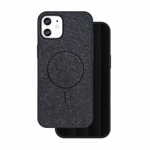 Kiiltävä ohut magneettinen suojakuori iPhone 11 musta