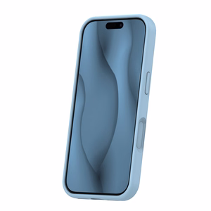 Silikoninen Thin Mag -suojakuori iPhone 17 Pro 6,3":lle vaaleansininen