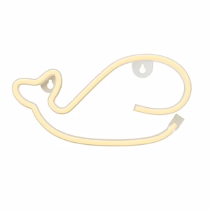 Neon LED-valo WHALE lämmin valkoinen Bat + USB FLNE09 Forever Light